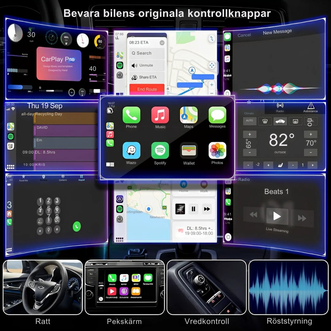 2025 Trådlös Carplay-adapter
