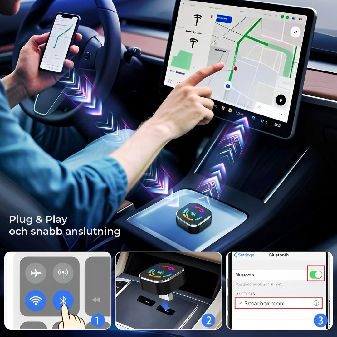 2025 Trådlös Carplay-adapter
